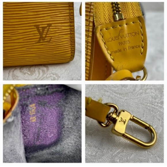 Louis Vuitton Epi Pochette with COA Code AR 1904 - Picture 11 of 14